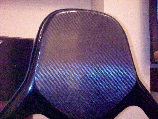 CF Vinyl headrest